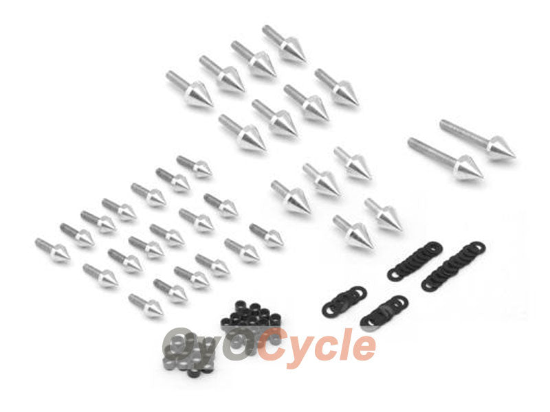 Fairing Screw Bolts for 99-07 Suzuki GSXR1300 Hayabusa - Silver #OYO87903363 Main image