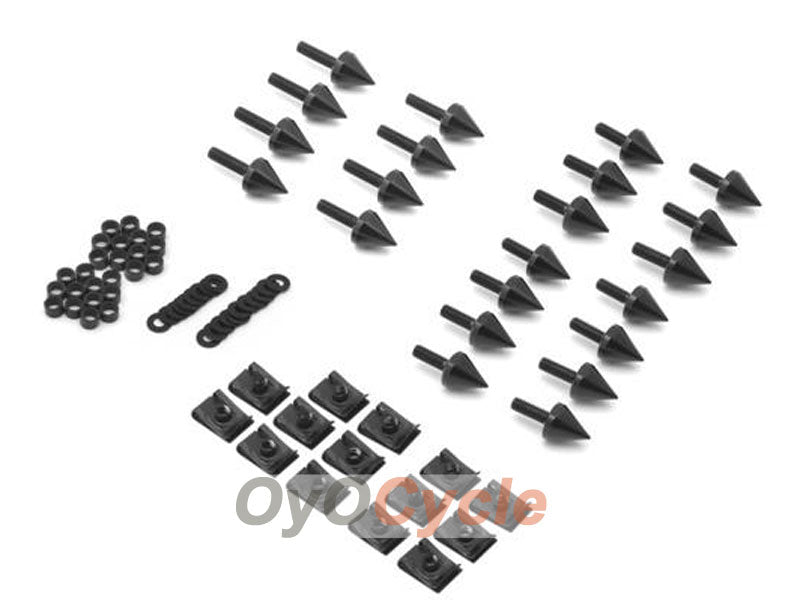 Fairing Screw Bolts for 00-01 Yamaha YZF-R1 - Black #OYO87903378 Main image