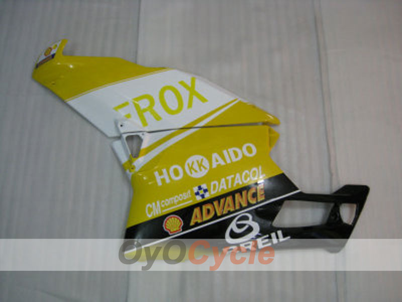 Injection Fairing kit for 05-06 Ducati 999 - Yellow, White - Xerox #OYO87902380