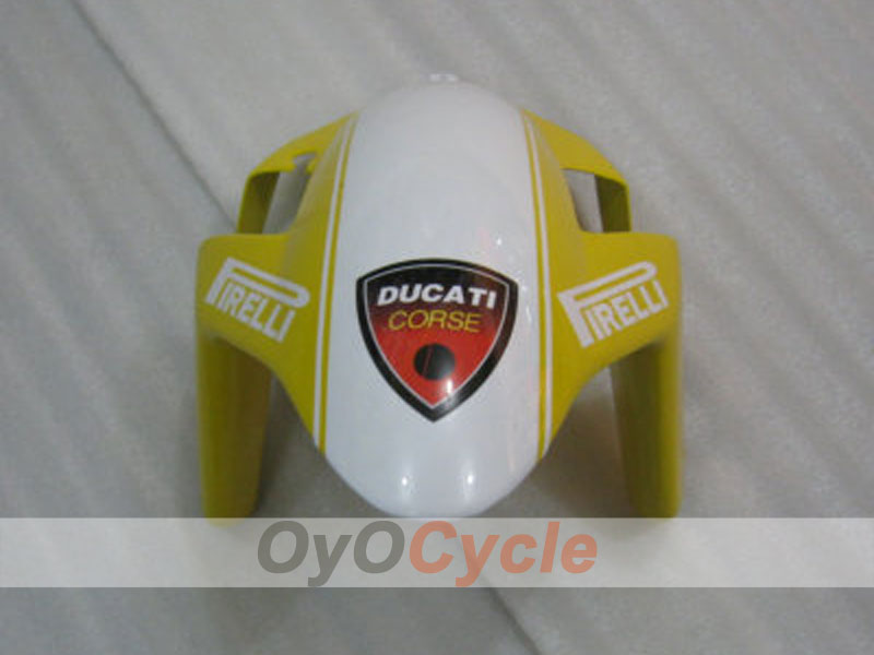 Injection Fairing kit for 05-06 Ducati 999 - Yellow, White - Xerox #OYO87902380