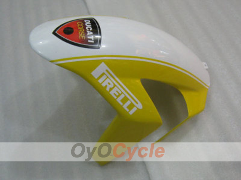 Injection Fairing kit for 05-06 Ducati 999 - Yellow, White - Xerox #OYO87902380
