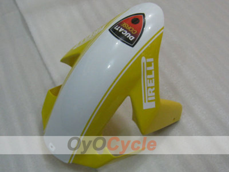 Injection Fairing kit for 05-06 Ducati 999 - Yellow, White - Xerox #OYO87902380