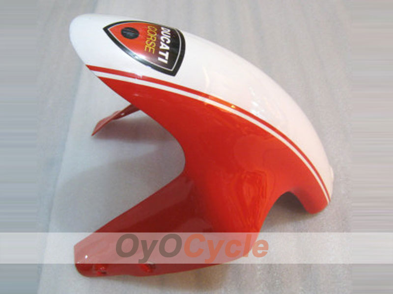 Injection Fairing kit for 08-13 Ducati 848 - Red, White - Xerox #OYO87902216
