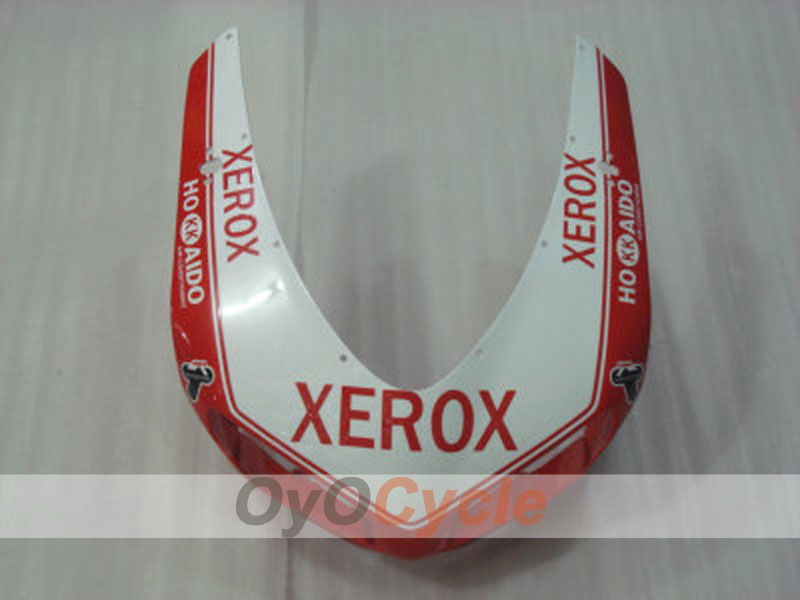 Injection Fairing kit for 08-13 Ducati 848 - Red, White - Xerox #OYO87902227