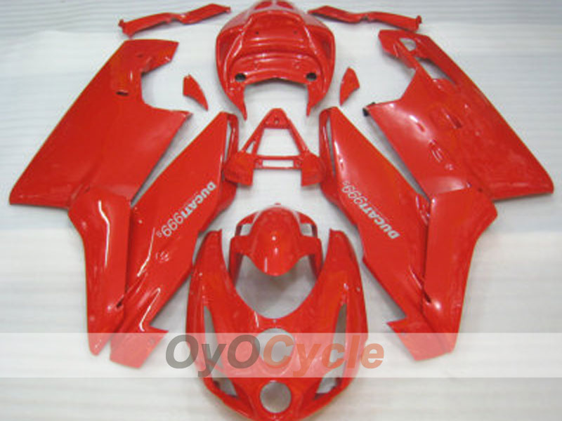 Injection Fairing kit for 03-04 Ducati 999 - Red - Factory Style #OYO87902352 Main image
