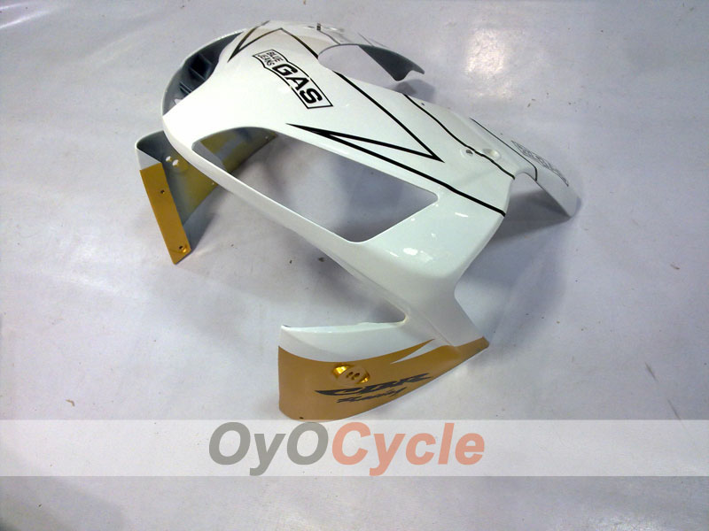 Injection Fairing kit for 03-04 CBR600RR - White, Gold - Repsol #OYO87902563