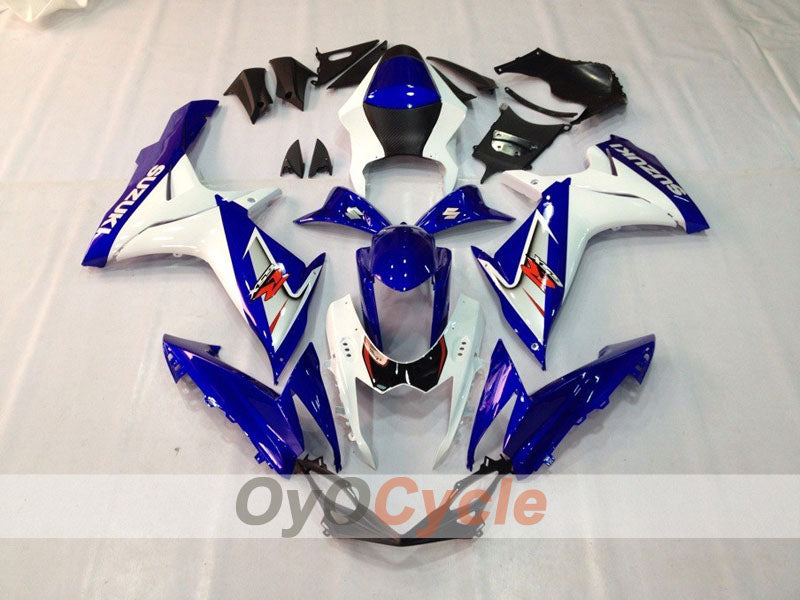 Injection Fairing kit for 11-26 GSX R600 - Blue, White - Factory Style #OYO87901678