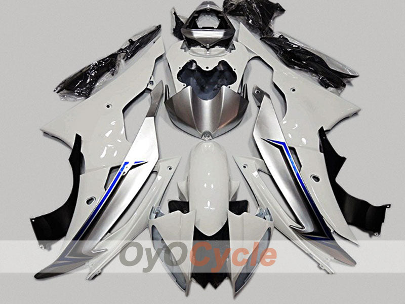Injection Fairing kit for 08-16 YZF-R6  - White - Factory Style #OYO87904751 Main image