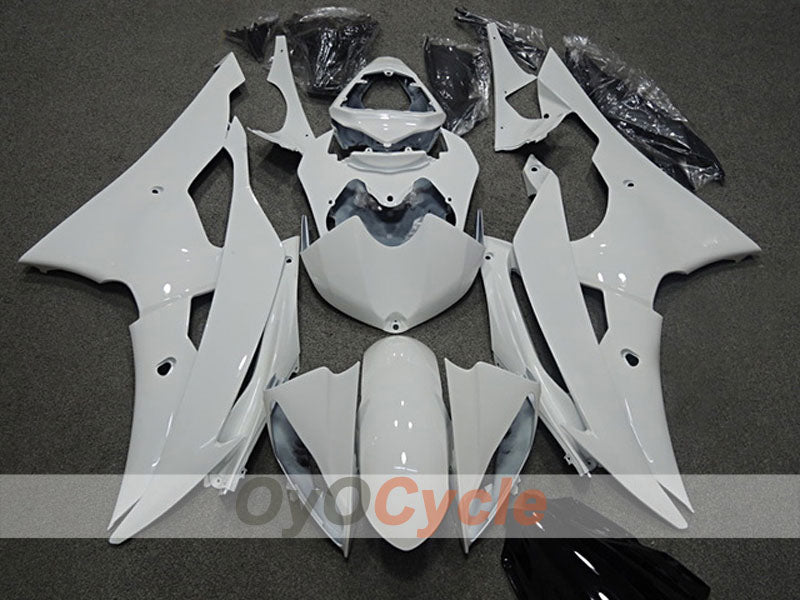 Injection Fairing kit for 08-16 YZF-R6 - White - Factory Style #OYO87904753 Main image