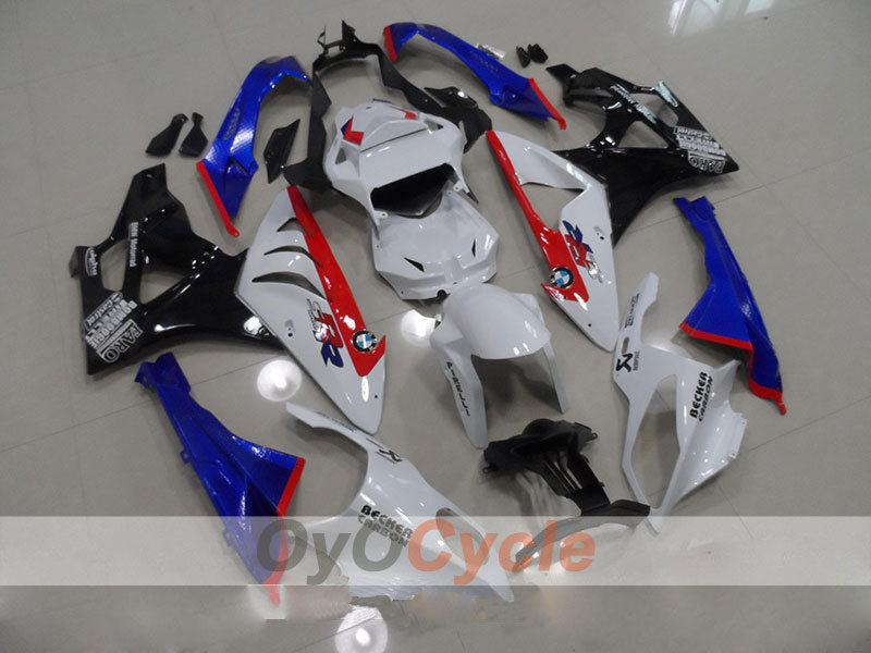 Injection Fairing kit for 09-14 BMW S1000RR - White, Black - PIRELLI #OYO87902390