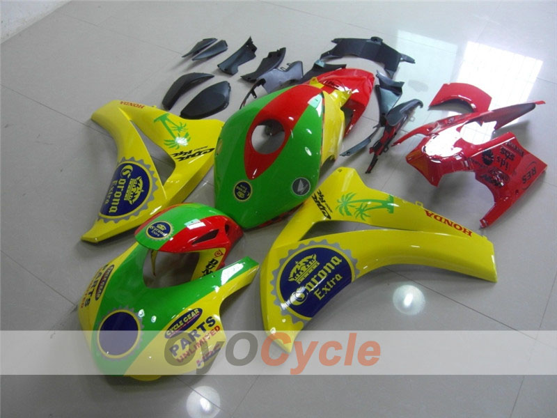 Injection Fairing kit for 08-11 CBR1000RR - Red, Yellow - Corona #OYO87900655