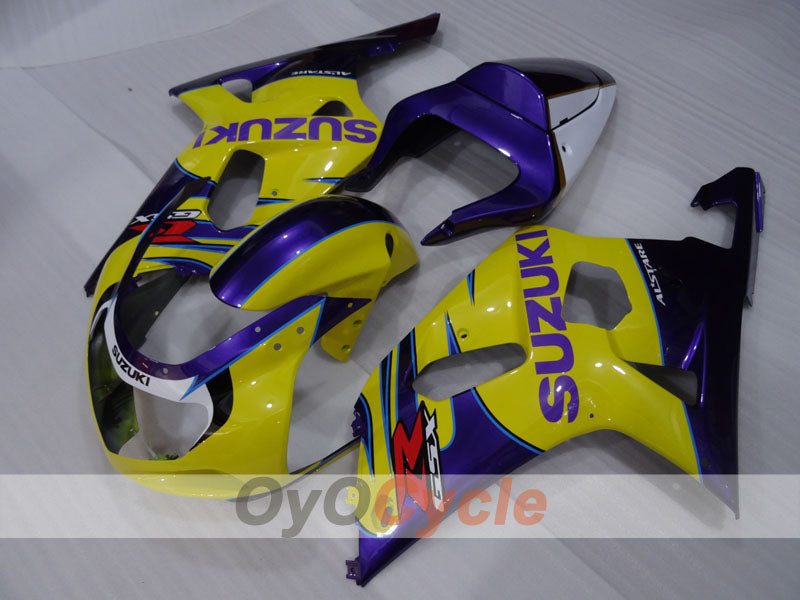 Injection Fairing kit for 00-02 GSX R1000 - Yellow, Purple - Factory Style #OYO87905181 Secondary image
