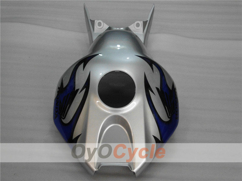 Injection Fairing kit for 06-07 CBR1000RR - Blue, Silver - Flame #OYO87900583