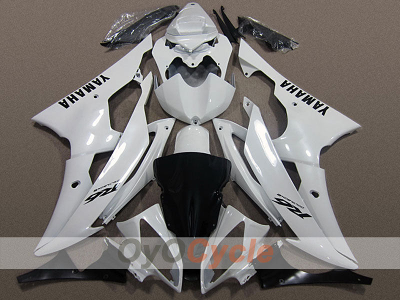 Injection Fairing kit for 08-16 YZF-R6  - White - Factory Style #OYO87904733