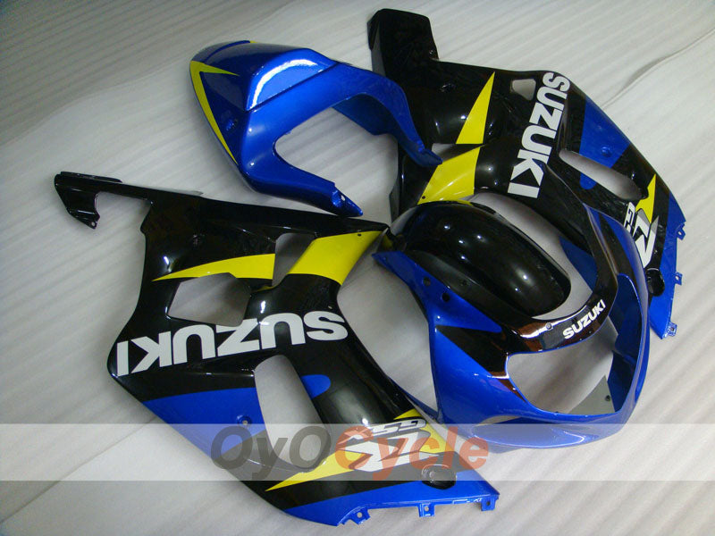 Injection Fairing kit for 00-03 GSX R750 - Blue, Black - Factory Style #OYO87905154 Main image