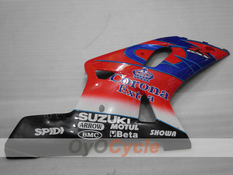 Injection Fairing kit for 00-03 GSX R750 - Red, Blue - Corona #OYO87901027