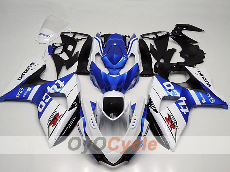 Injection Fairing kit for 09-16 GSX R1000 - Blue, White - Factory Style #OYO87904700