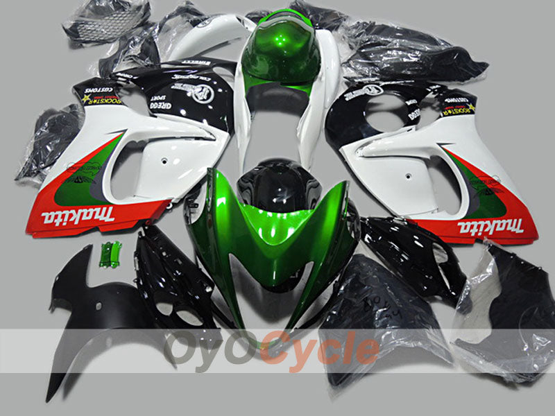 Injection Fairing kit for 08-20 GSXR1300 Hayabusa - Green, White, Black - Others #OYO87904715
