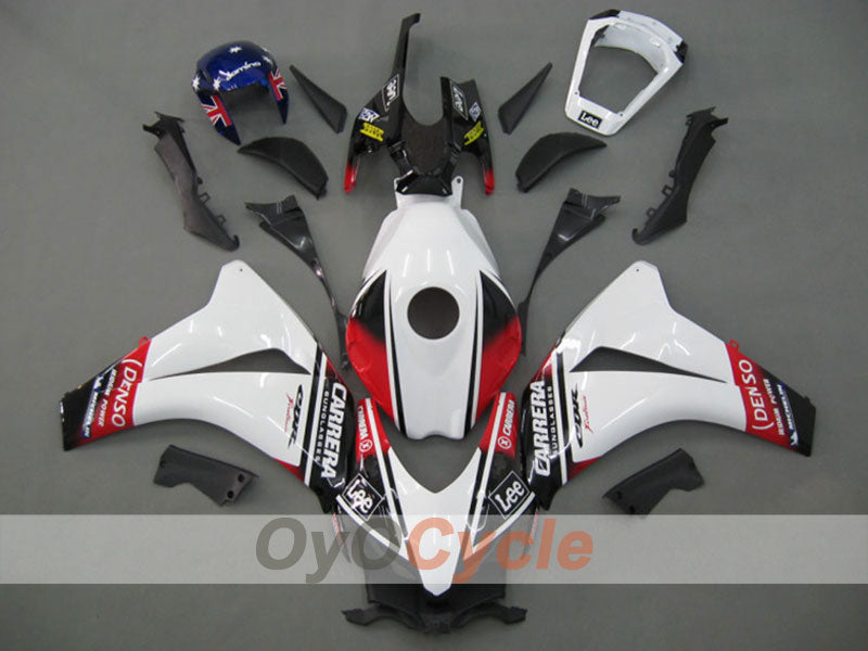 Injection Fairing kit for 08-11 CBR1000RR - White, Black - Eurobet, Lee #OYO87900698