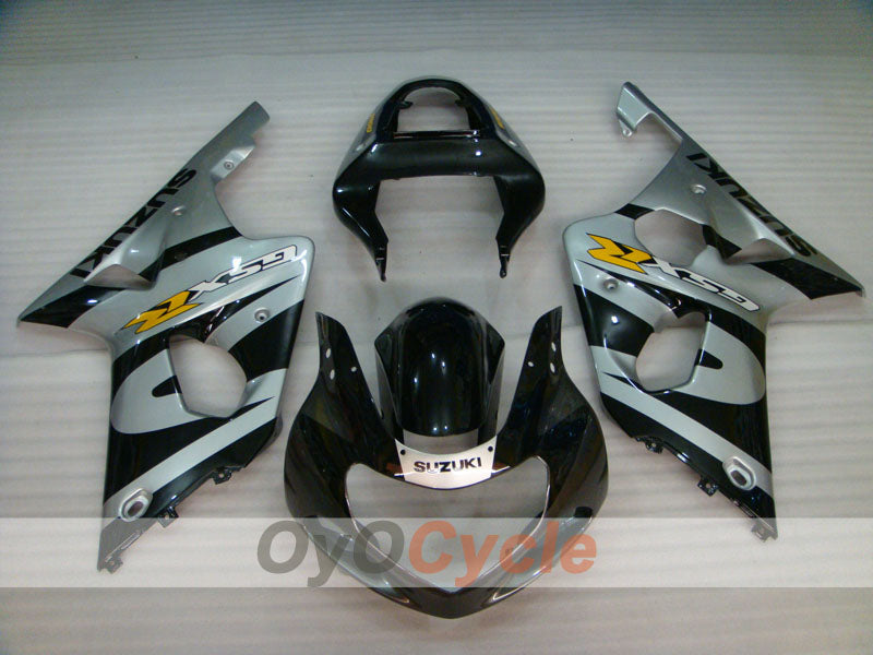 Injection Fairing kit for 00-02 GSX R1000 - Black, Silver - Factory Style #OYO87901772