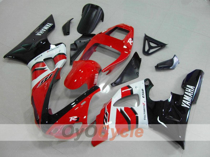 Injection Fairing kit for 98-99 YZF-R1 - Red, Black - Factory Style #OYO87900749 Main image