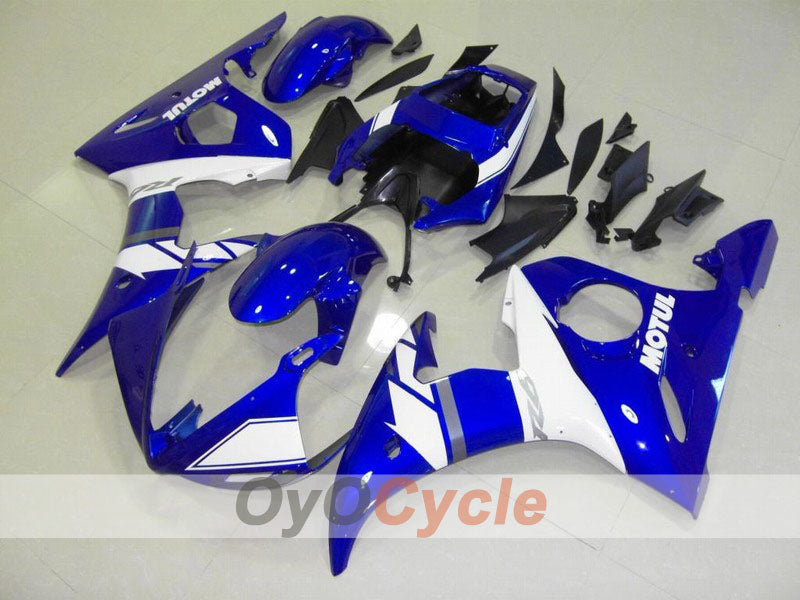 Injection Fairing kit for 03-04 YZF-R6 - Blue, White - Factory Style #OYO87900916