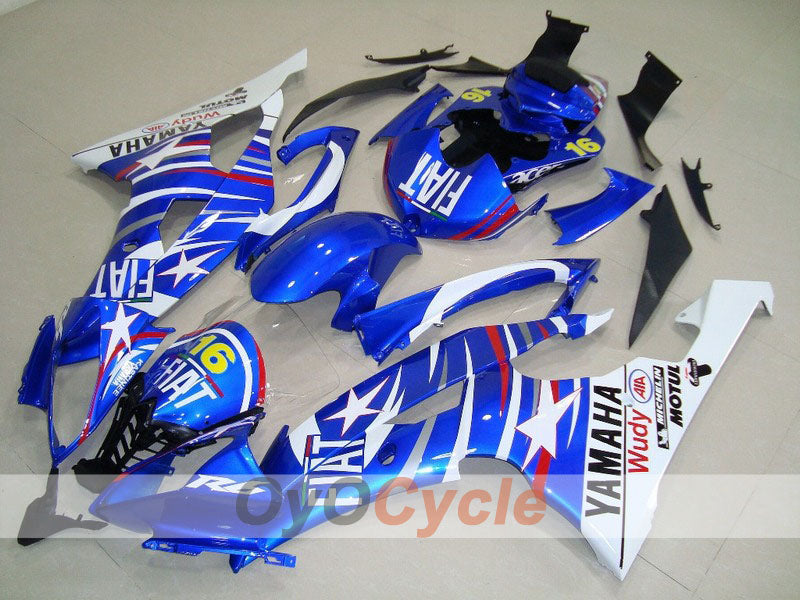 Injection Fairing kit for 08-16 YZF-R6 - Blue, White - FIAT #OYO87900956 Main image