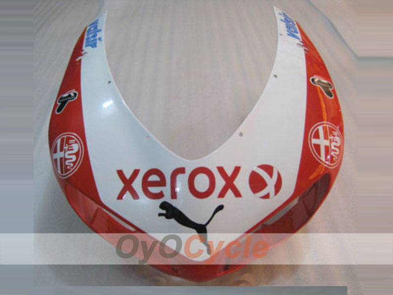 Injection Fairing kit for 08-13 Ducati 848 - Red, White - Xerox #OYO87902216