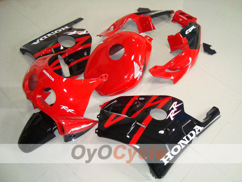 Injection Fairing kit for 90-94 CBR250RR - Red, Black - Fireblade #OYO87902918 Main image