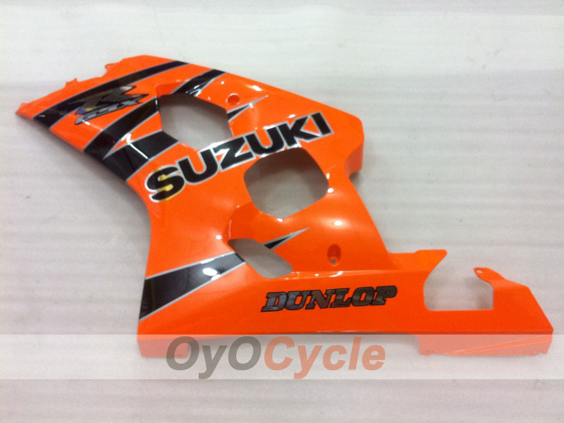 Injection Fairing kit for 04-05 GSX R750 - Orange - DUNLOP, Factory Style #OYO87901168