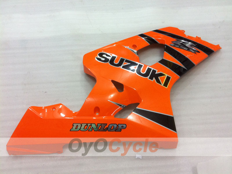 Injection Fairing kit for 04-05 GSX R750 - Orange - DUNLOP, Factory Style #OYO87901168