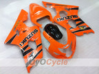 Injection Fairing kit for 04-05 GSX R750 - Orange - DUNLOP, Factory Style #OYO87901168