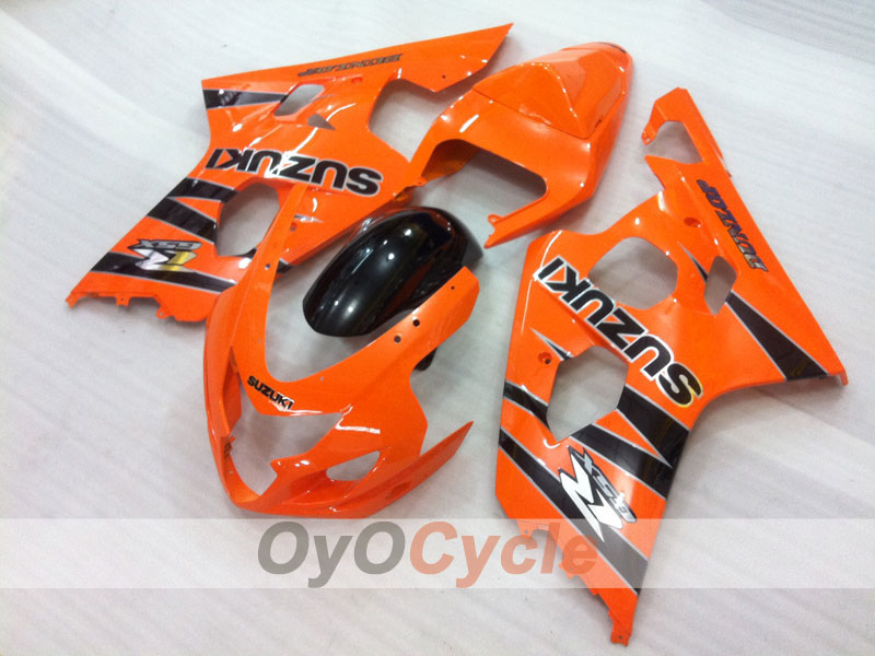 Injection Fairing kit for 04-05 GSX R750 - Orange - DUNLOP, Factory Style #OYO87901168