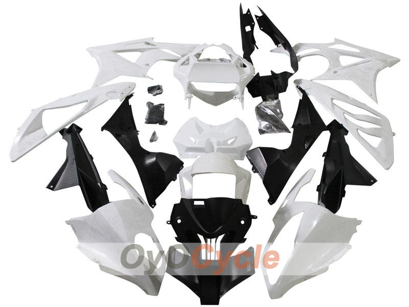 Unpainted Injection Fairing kit for 09-14 BMW S1000RR - White, Black - Factory Style #OYO87902396 Main image