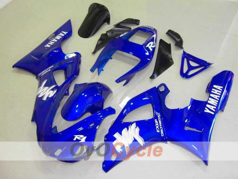 Injection Fairing kit for 98-99 YZF-R1 - Blue, White - Factory Style #OYO87900750