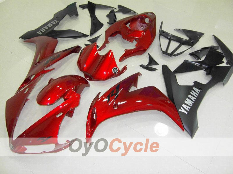 Injection Fairing kit for 04-06 YZF-R1 - Red, Black, Matte - Factory Style #OYO87900836 Main image