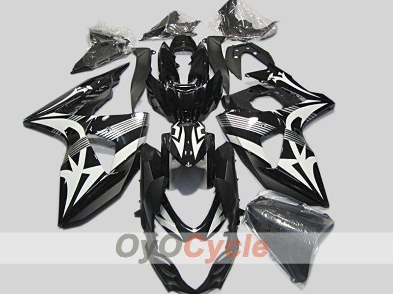 Injection Fairing kit for 09-16 GSX R1000 - White, Black - Others #OYO87904705