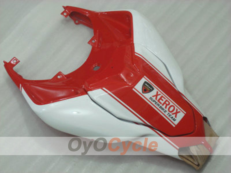 Injection Fairing kit for 07-09 Ducati 1098 - Red, White - Xerox #OYO87902220
