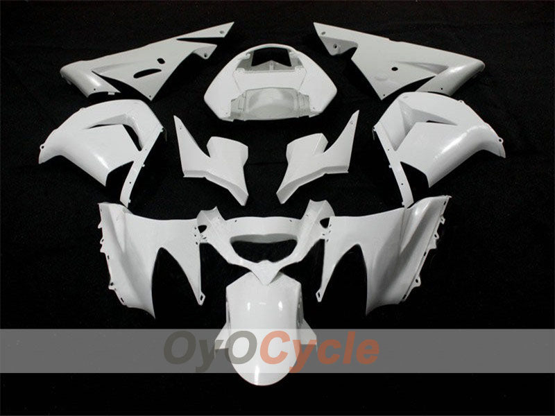 Unpainted Injection Fairing kit for 04-05 NINJA ZX-10R - White - Factory Style #OYO87902468 Main image