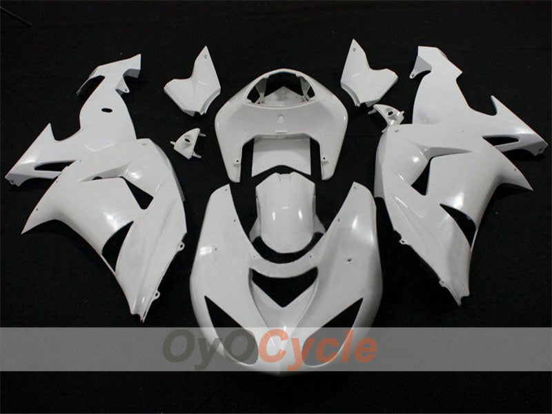 Unpainted Injection Fairing kit for 06-07 NINJA ZX-10R  - White - Factory Style #OYO87902469