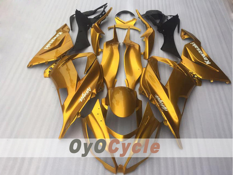 Injection Fairing kit for 16-20 NINJA ZX-10R - Gold - Factory Style #OYO87914607 Main image