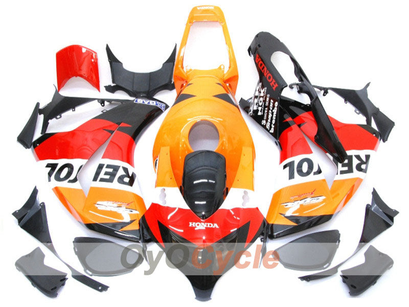Injection Fairing kit for 08-11 CBR1000RR - Orange, Black - Repsol #OYO87900720 Main image