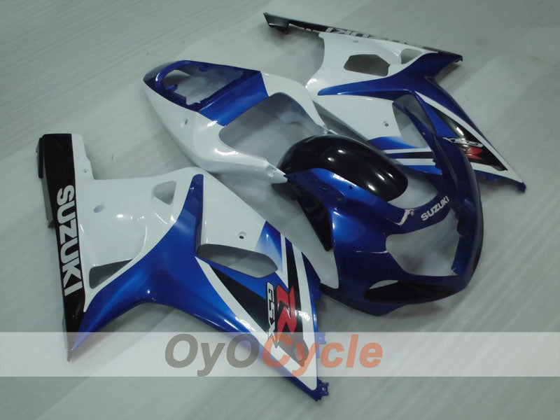 Injection Fairing kit for 00-02 GSX R1000 - Blue, White - Factory Style #OYO87905199 Main image