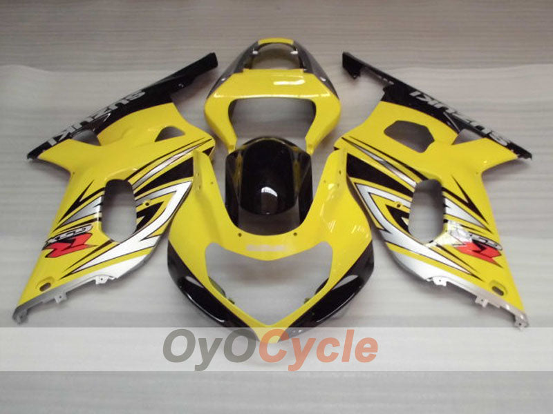 Injection Fairing kit for 00-02 GSX R1000 - Yellow, Black - Factory Style #OYO87905195