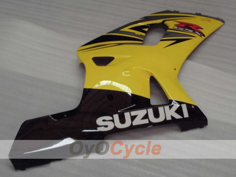 Injection Fairing kit for 00-02 GSX R1000 - Yellow, Black - Factory Style #OYO87905195