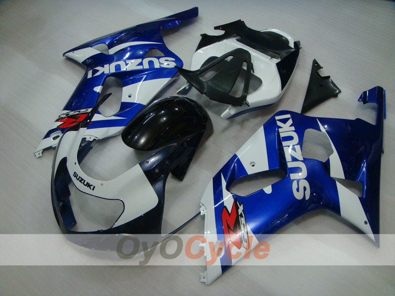 Injection Fairing kit for 00-02 GSX R1000 - Blue, White, Black - Factory Style #OYO87905190 Secondary image