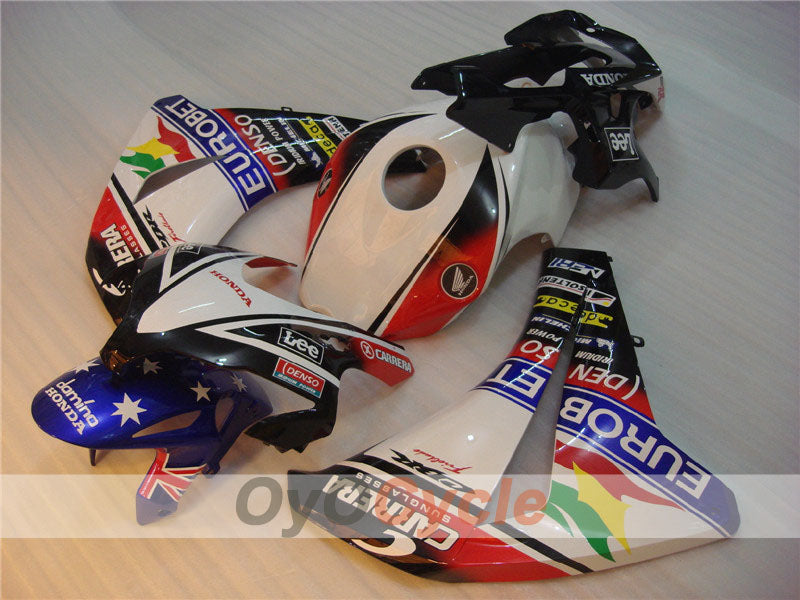 Injection Fairing kit for 08-11 CBR1000RR - White, Black - Lee #OYO87900694