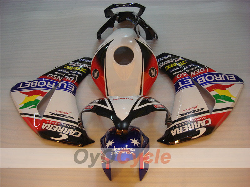 Injection Fairing kit for 08-11 CBR1000RR - White, Black - Lee #OYO87900694
