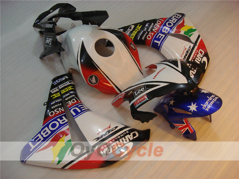 Injection Fairing kit for 08-11 CBR1000RR - White, Black - Lee #OYO87900694