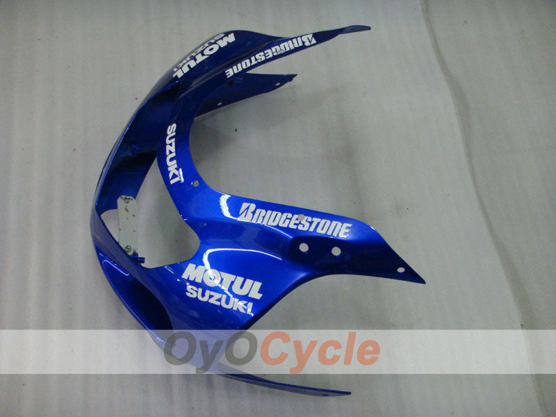 Injection Fairing kit for 00-02 GSX R1000 - Blue, White - MOTUL #OYO87905188